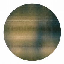 Canvas Teppich , Farbe shibori, Format rund, Grösse d. 350 cm