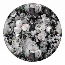 Eden Queen B&W Teppich, Format rund, Grösse d. 350 cm