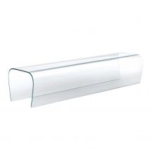 Bent Glass Bench Bank, Ausführung extralight klarglas