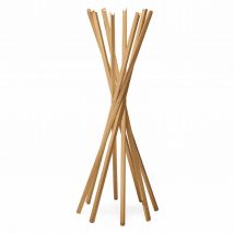 Sciangai Garderobe, Material/Farbe esche eichenfarben gebeizt