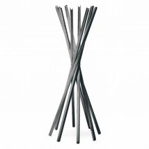 Sciangai Garderobe, Material/Farbe esche grau gebeizt