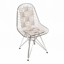 Eames Wire Chair Filz Sitzkissen, Farbe olive dunkel 003