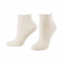 Damen-Socken im praktischen 2er Pack in ecru