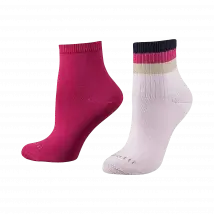 Damensocken im 2er Pack in brombeere