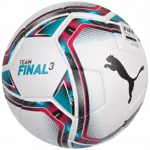 Puma Team Final 3 FIFA Quality Ball 083306-01, Unisex, Białe, piłki do piłki nożnej, poliuretan, rozmiar: 4