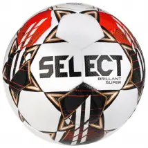 Select Brillant Super FIFA Quality Pro V23 Ball 100026, Unisex, Białe, piłki do piłki nożnej, skóra syntetyczna, rozmiar: 5