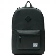 Herschel Classic Heritage Backpack 10007-02093, Unisex, Czarne, plecaki, poliester, rozmiar: One size