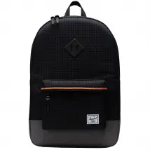 Herschel Heritage Backpack 10007-05722, Unisex, Czarne, plecaki, poliester, rozmiar: One size
