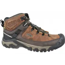 Keen Targhee III Mid WP 1023030, Męskie, Brązowe, buty trekkingowe, skóra licowa, rozmiar: 45