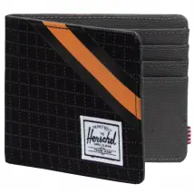 Herschel Roy Wallet 10363-05722, Unisex, Czarne, portfele, poliester, rozmiar: One size