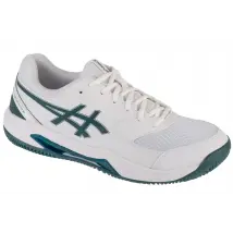 ASICS Gel-Dedicate 8 Clay 1041A448-104, Męskie, Białe, buty do tenisa, przewiewna siateczka, rozmiar: 43,5
