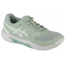 ASICS Gel-Dedicate 8 Clay 1042A255-300, Damskie, Zielone, buty do tenisa, przewiewna siateczka, rozmiar: 37