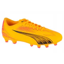 Puma Ultra Play FG/AG Jr 107775-03, Dla chłopca, Żółte, buty piłkarskie - korki, skóra syntetyczna, rozmiar: 38,5
