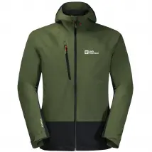 Jack Wolfskin Eagle Peak 2l Jkt M 1112993-4129, Męskie, Zielone, kurtki, poliester, rozmiar: S