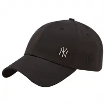 New Era 9FORTY New York Yankees Flawless Cap 11198850, Unisex, Czarne, czapki z daszkiem, poliester, rozmiar: OSFA