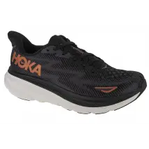 Hoka W Clifton 9 1127896-BCPPR, Damskie, Czarne, buty do biegania, tkanina, rozmiar: 37 1/3
