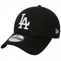 New Era League Essential 9FORTY Los Angeles Dodgers Cap 11405493, Męskie, Czarne, czapki z daszkiem, poliester, rozmiar: OSFA