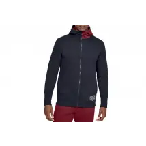 Under Armour Baseline Fleece FZ Hoodie 1343006-002, Męskie, Czarne, bluzy, bawełna, rozmiar: XS