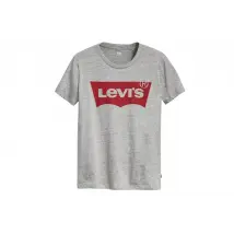 Levi's The Perfect Tee 173690263, Damskie, Szare, t-shirty, bawełna, rozmiar: XXS