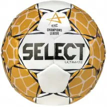 Select Champions League Ultimate Official EHF Handball 200030, Unisex, Złote, piłki do piłki ręcznej, skóra syntetyczna, rozmiar: 3