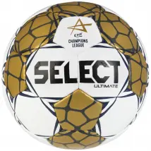 Select Champions League Ultimate Official EHF Handball 200035, Unisex, Złote, piłki do piłki ręcznej, skóra syntetyczna, rozmiar: 3
