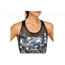 Asics Future Tokyo Aop Bra 2012B040-001, Damskie, Czarne, biustonosze sportowe, poliester, rozmiar: XS