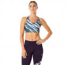 ASICS Wild Camo Bra 2012C376-500, Damskie, Wielokolorowe, biustonosze sportowe, poliester, rozmiar: S