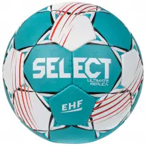 Select Ultimate Replica EHF Handball 220031, Unisex, Niebieskie, piłki do piłki ręcznej, skóra syntetyczna, rozmiar: 3