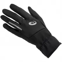 ASICS Lite Show Gloves 3013A910-001, Unisex, Czarne, rękawiczki, poliester, rozmiar: L