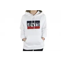 Levi's Sport Graphic Hoodie 359460001, Damskie, Białe, bluzy, bawełna, rozmiar: XS