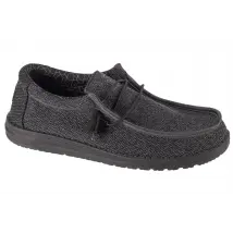 Hey Dude Wally Sox 40019-0XJ, Męskie, Czarne, buty sneakers, tkanina, rozmiar: 42