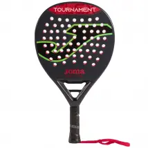Joma Tournament Padel Racquet 401185-106, Unisex, Czarne, rakiety do padla, włókno węglowe, rozmiar: One size