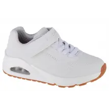 Skechers Uno Air Blitz 403673L-WHT, Dla chłopca, Białe, buty sneakers, skóra syntetyczna, rozmiar: 35