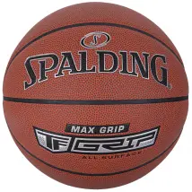 Spalding Max Grip Control In/Out Ball 76873Z, Unisex, Pomarańczowe, piłki do koszykówki, Skóra kompozytowa, rozmiar: 7