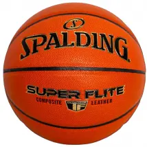 Spalding Super Flite Ball 76927Z, Unisex, Pomarańczowe, piłki do koszykówki, Skóra kompozytowa, rozmiar: 7