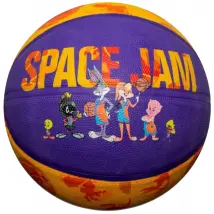 Spalding Space Jam Tune Squad Ball 84595Z, Unisex, Fioletowe, piłki do koszykówki, Guma, rozmiar: 7