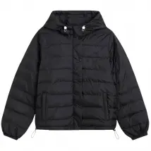 Levi's Edie Packable Jacket A06750000, Damskie, Czarne, kurtki, poliester, rozmiar: XS