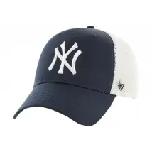 47 Brand MLB New York Yankees Branson Cap B-BRANS17CTP-NY, Męskie, Granatowe, czapki z daszkiem, poliester, rozmiar: One size