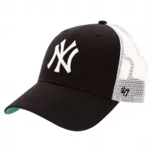 47 Brand New York Yankees MVP Cap B-BRNMS17CTP-BK, Męskie, Czarne, czapki z daszkiem, poliester, rozmiar: One size