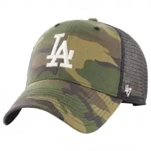 47 Brand Los Angeles Dodgers Branson Cap B-CBRAN12GWP-CMD, Męskie, Zielone, czapki z daszkiem, bawełna, rozmiar: One size