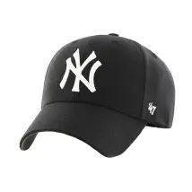 47 Brand New York Yankees MVP Cap B-MVP17WBV-BK, Unisex, Czarne, czapki z daszkiem, akryl, rozmiar: One size