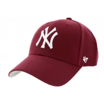 47 Brand New York Yankees MVP Cap B-MVP17WBV-KMA, Unisex, Bordowe, czapki z daszkiem, akryl, rozmiar: One size