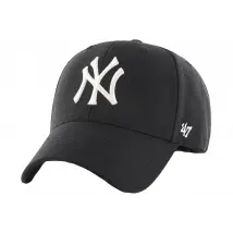 47 Brand New York Yankees MVP Cap B-MVPSP17WBP-BK, Unisex, Czarne, czapki z daszkiem, akryl, rozmiar: One size