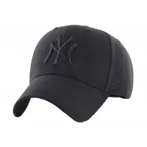47 Brand New York Yankees MVP Cap B-MVPSP17WBP-BKB, Unisex, Czarne, czapki z daszkiem, akryl, rozmiar: One size