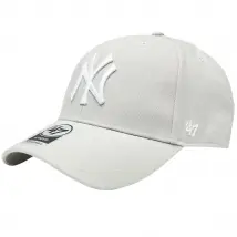 47 Brand New York Yankees MVP Cap B-MVPSP17WBP-GY, Unisex, Szare, czapki z daszkiem, akryl, rozmiar: One size
