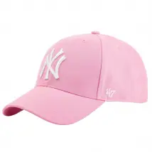 47 Brand New York Yankees MVP Cap B-MVPSP17WBP-RS, Damskie, Różowe, czapki z daszkiem, akryl, rozmiar: One size