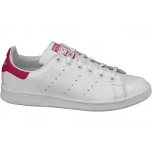 Adidas Stan Smith J B32703, Dla dziewczynki, Białe, buty sneakers, skóra naturalna, rozmiar: 35,5