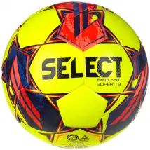 Select Brillant Super TB FIFA Quality Pro V23 Ball BRILLANT SUPER TB YEL-RED, Unisex, Żółte, piłki do piłki nożnej, skóra syntetyczna, rozmiar: 5