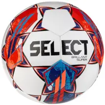 Select MB Brillant Super V23 Mini Ball BRILLANT SUPER WHT-RED, Unisex, Białe, piłki do piłki nożnej, syntetyk, rozmiar: 1