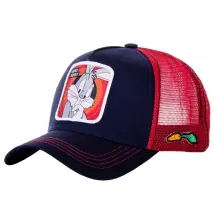 Capslab Bunny Looney Tunes Trucker Junior Cap CL-LOO-1-BUN5, Dla chłopca, Granatowe, czapki z daszkiem, bawełna, rozmiar: One size